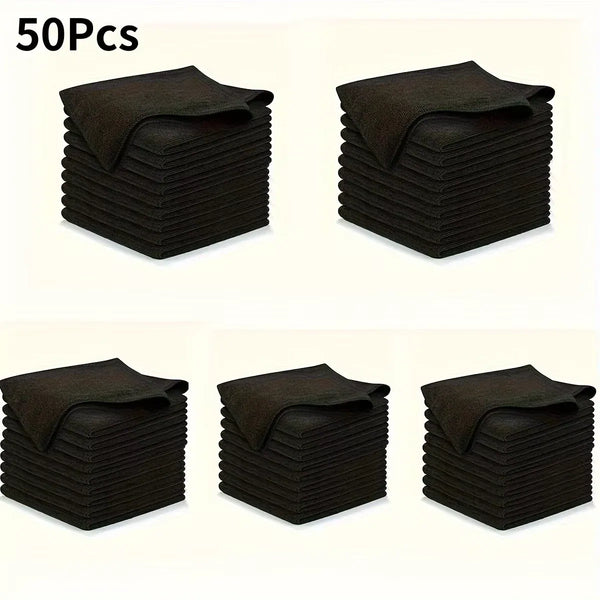 50pcs 25x25cm Black
